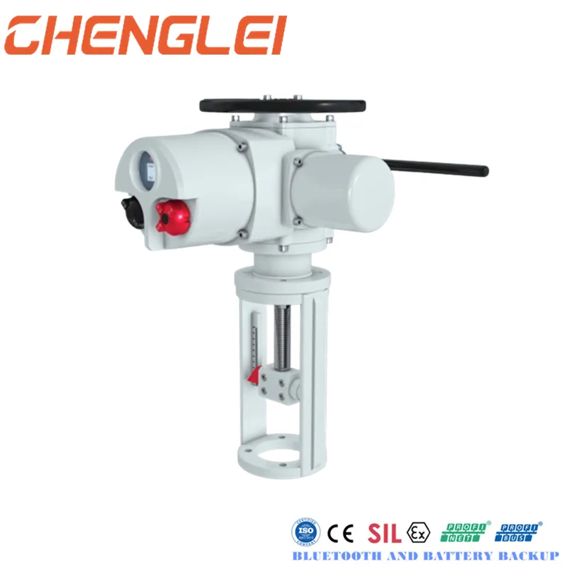 Power High Temperature +70ºC Manual Electric Motor Linear Actuator for Globe Valve